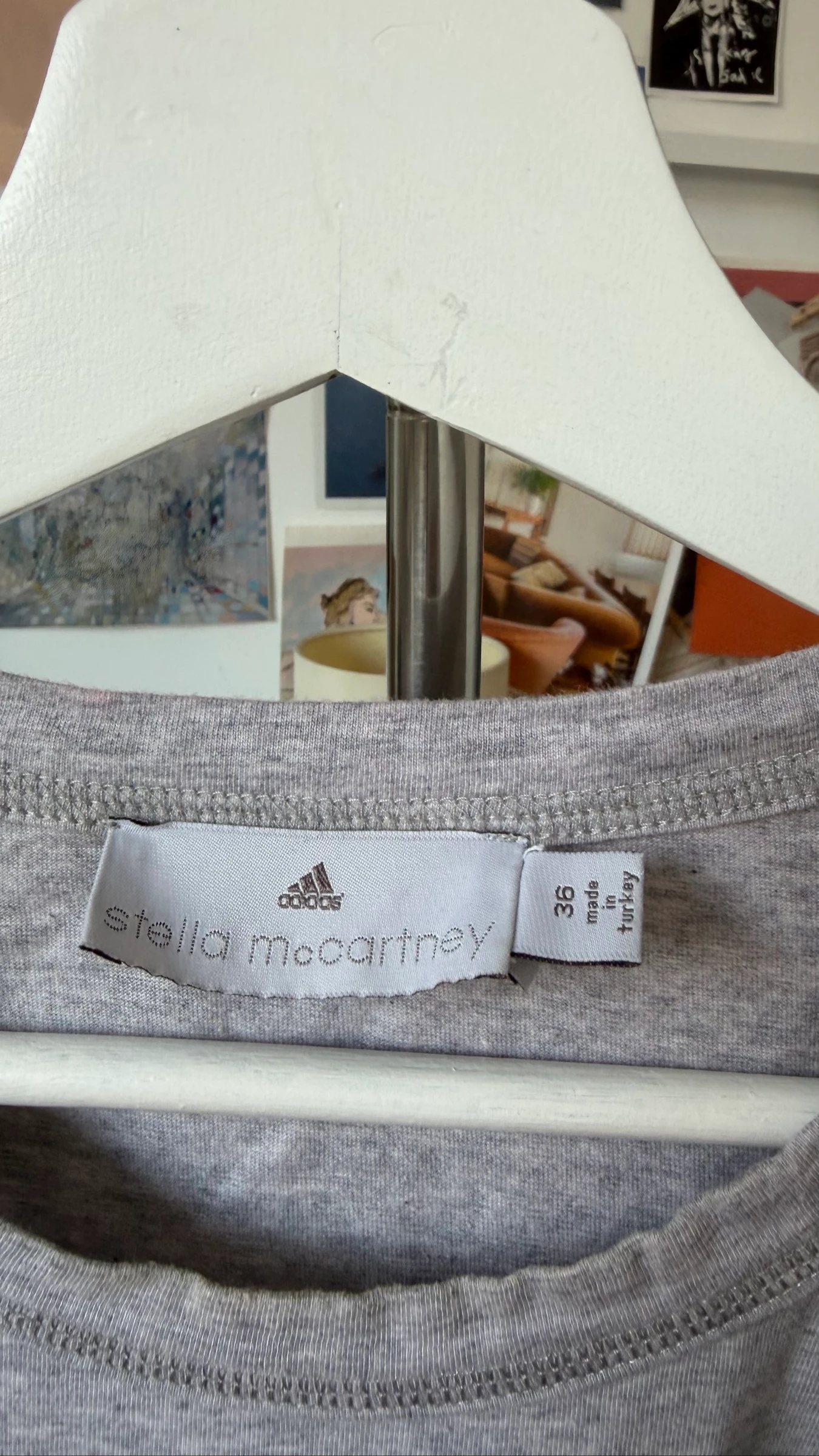 Camiseta Adidas by Stella McCartney floral – tamanho 36 – photo 4